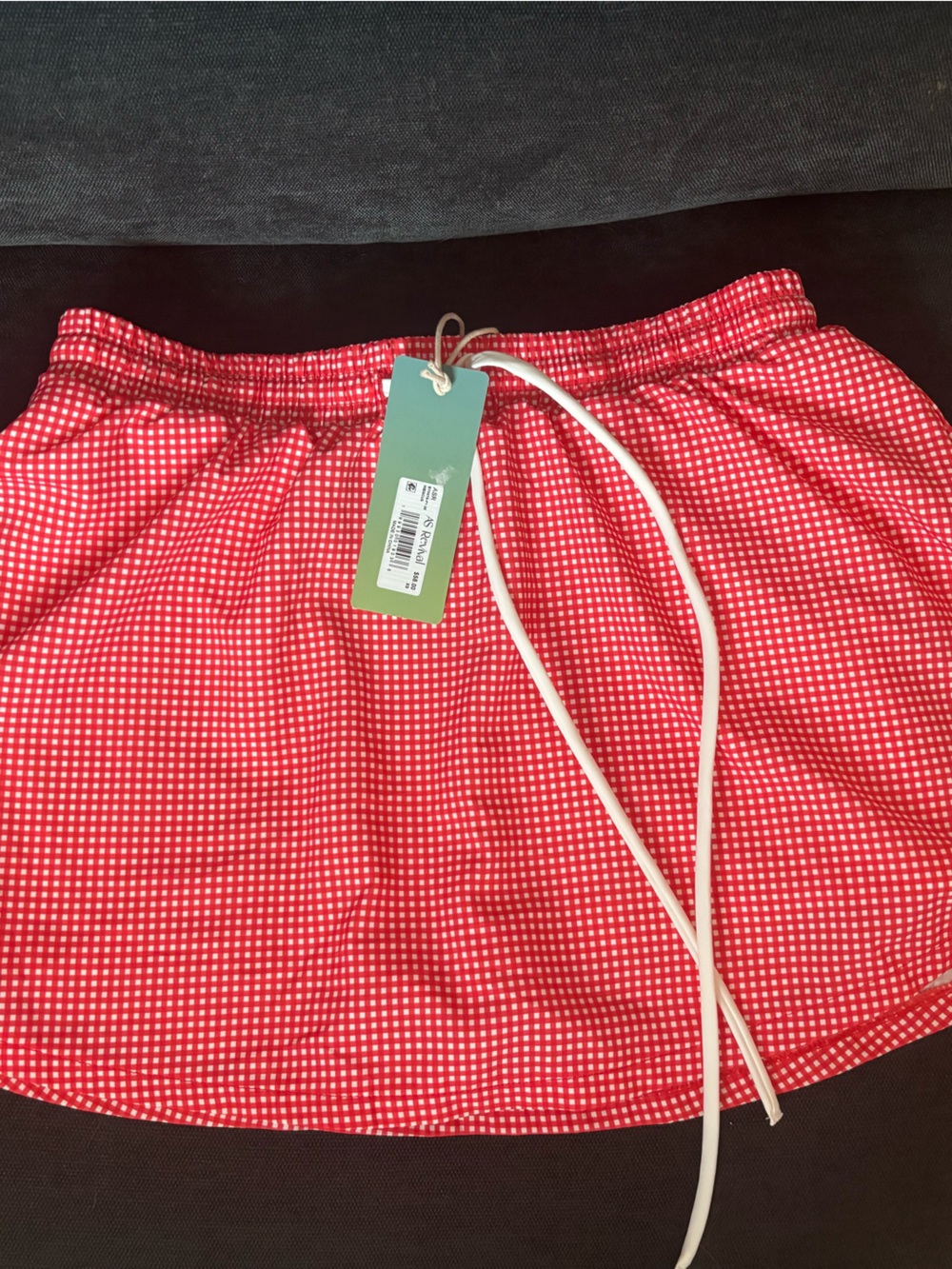 Red Gingham Women's Skort AS Revival